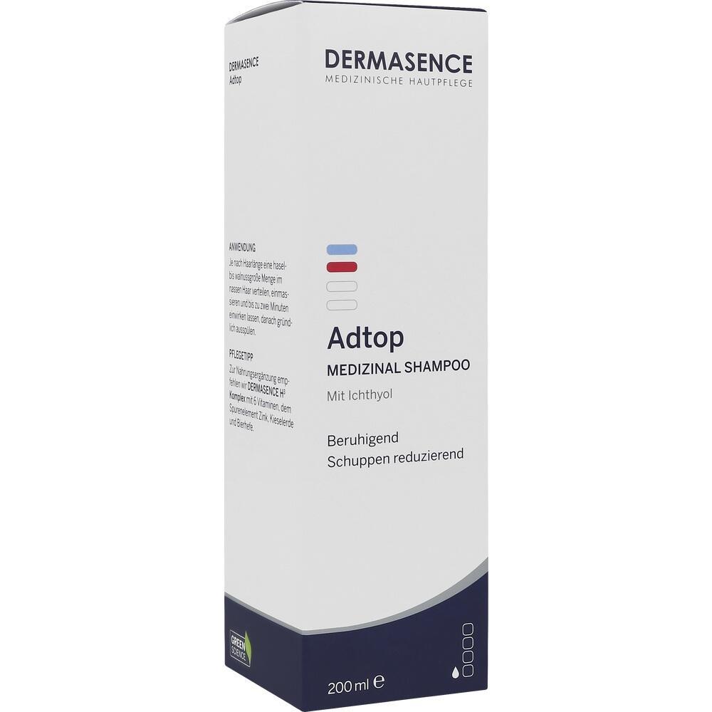 Eine Verpackung von medizinischem Shampoo mit beruhigender Wirkung.